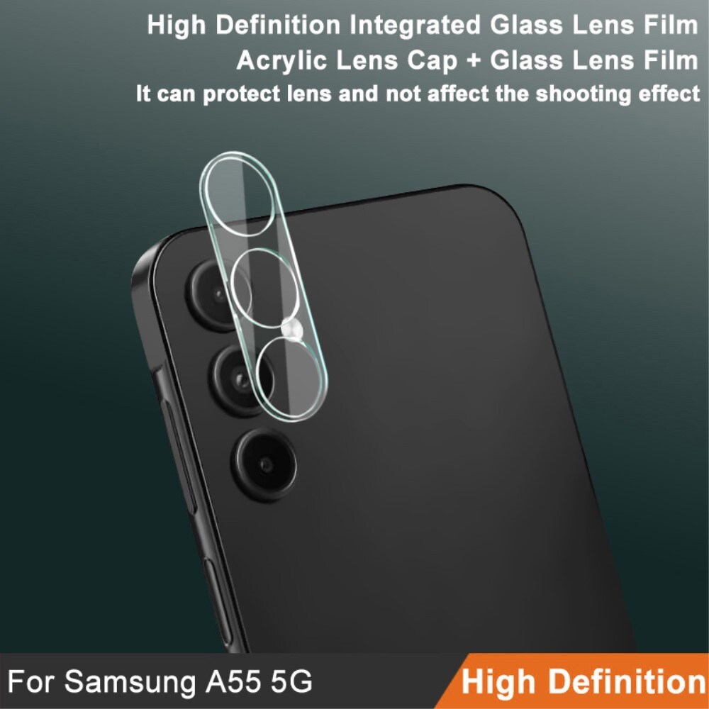 Samsung Galaxy A55 Kamerabeskyttelse i glas, Gennemsigtig