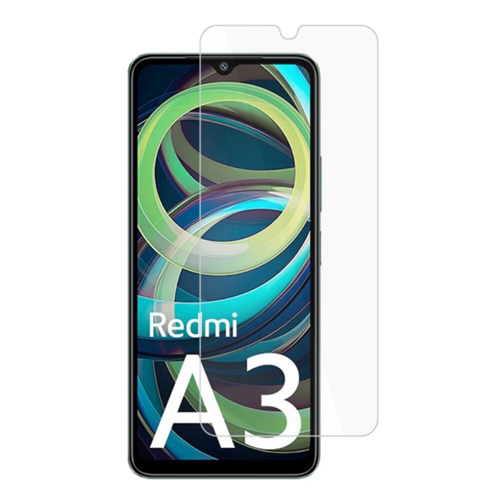 Xiaomi Redmi A3 Skærmbeskytter i hærdet glas