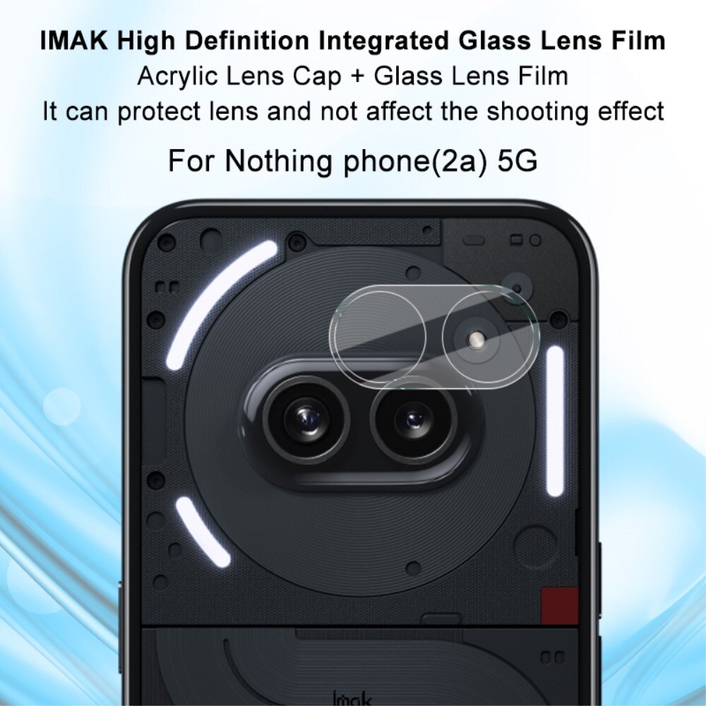 Nothing Phone 2a Kamerabeskyttelse i glas, Gennemsigtig