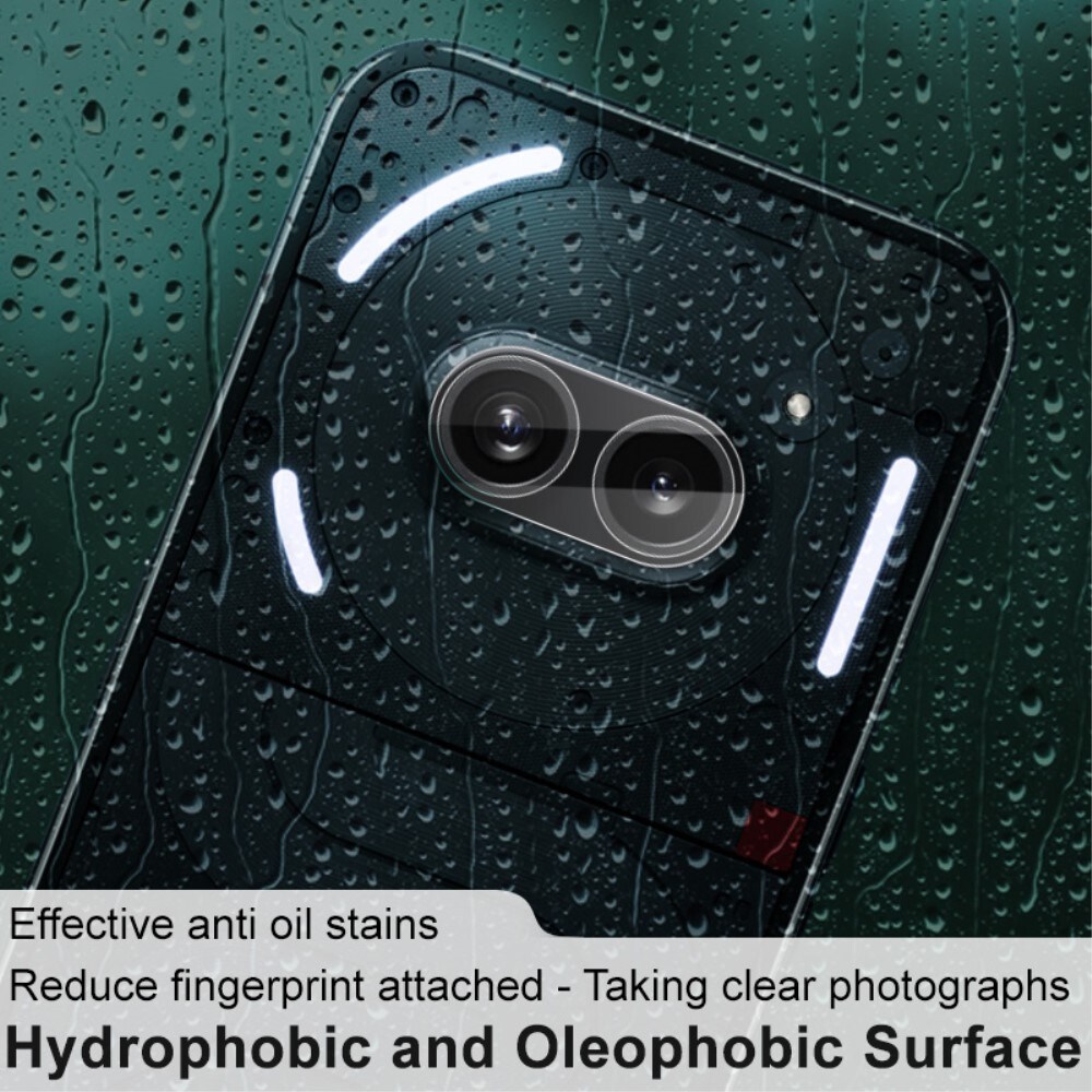 Nothing Phone 2a Kamerabeskyttelse i glas, Gennemsigtig