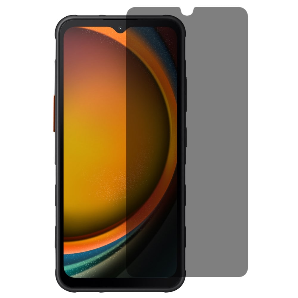 Samsung Galaxy Xcover 7 Pro Anti-spy skærmbeskytter i glas