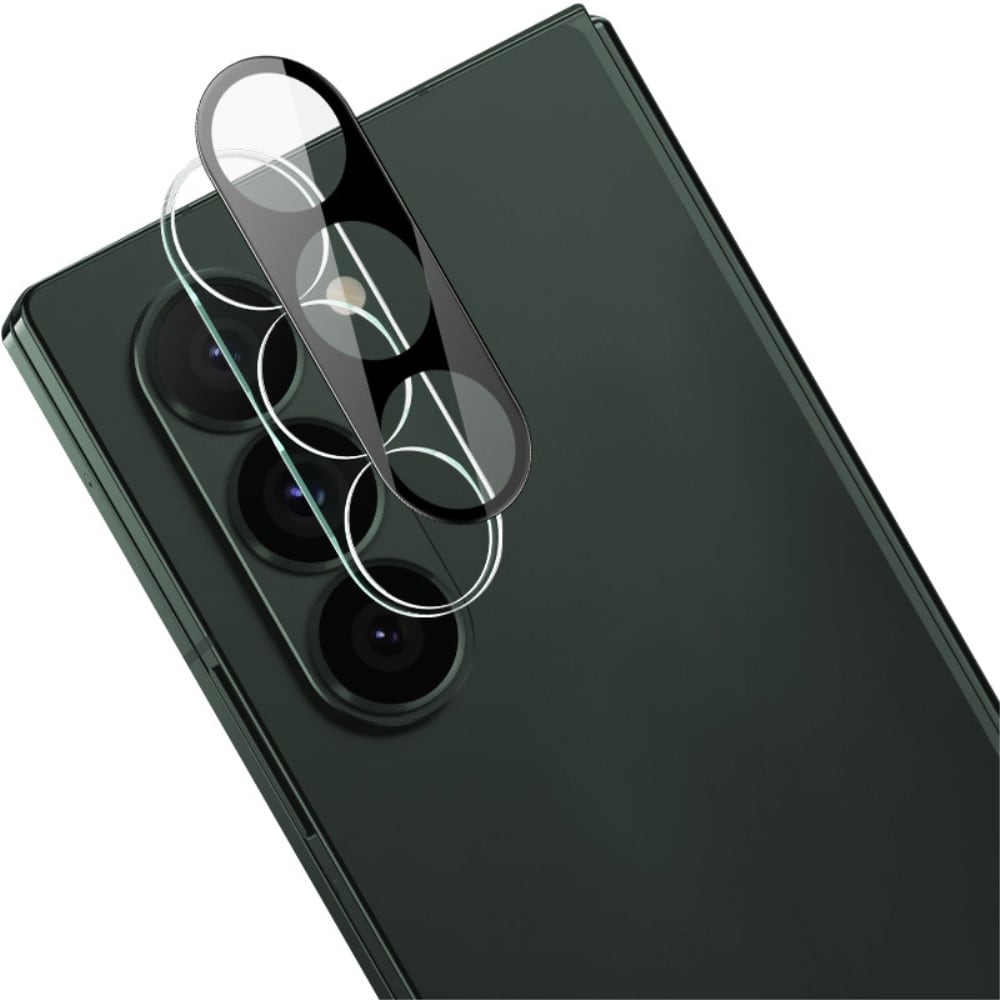 Samsung Galaxy Z Fold 6 Kamerabeskyttelse i glas, Sort
