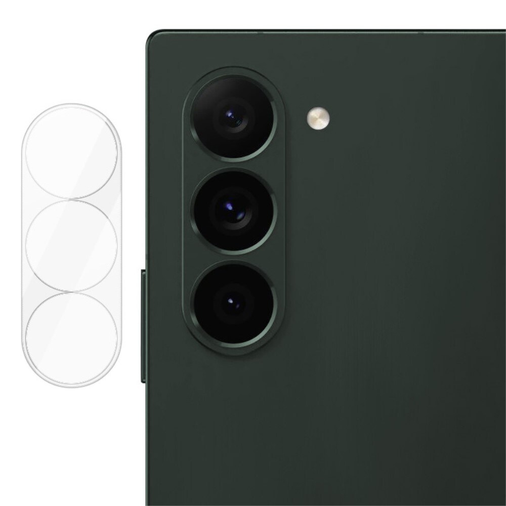 Samsung Galaxy Z Fold 6 Kamerabeskyttelse i glas, Gennemsigtig