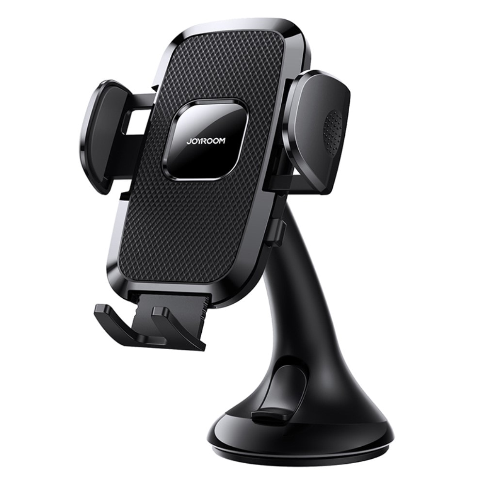 JR-ZS259 Praktisk mobilholder til bilens forrude/instrumentbræt, Sort