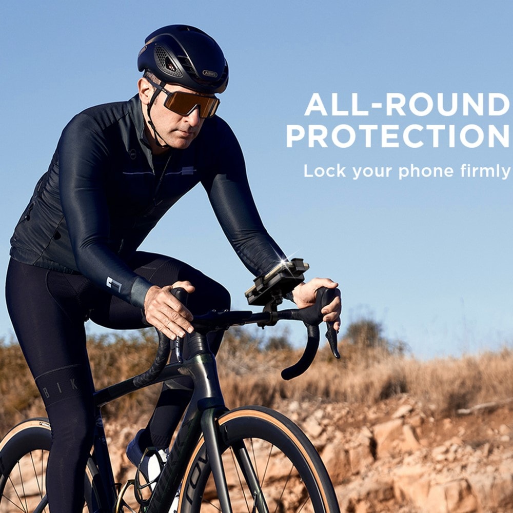 JR-OK7 Mobilholder til cykelstyret, Sort