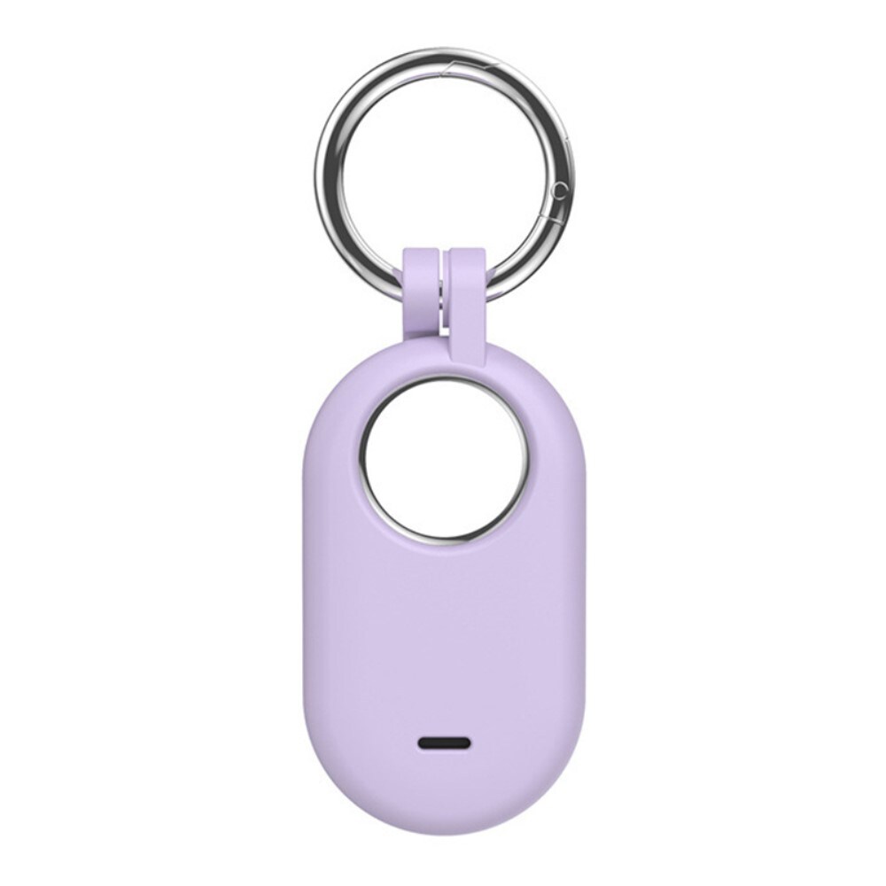 Samsung Galaxy SmartTag 2 Nøglering med silikonecover, Lilla