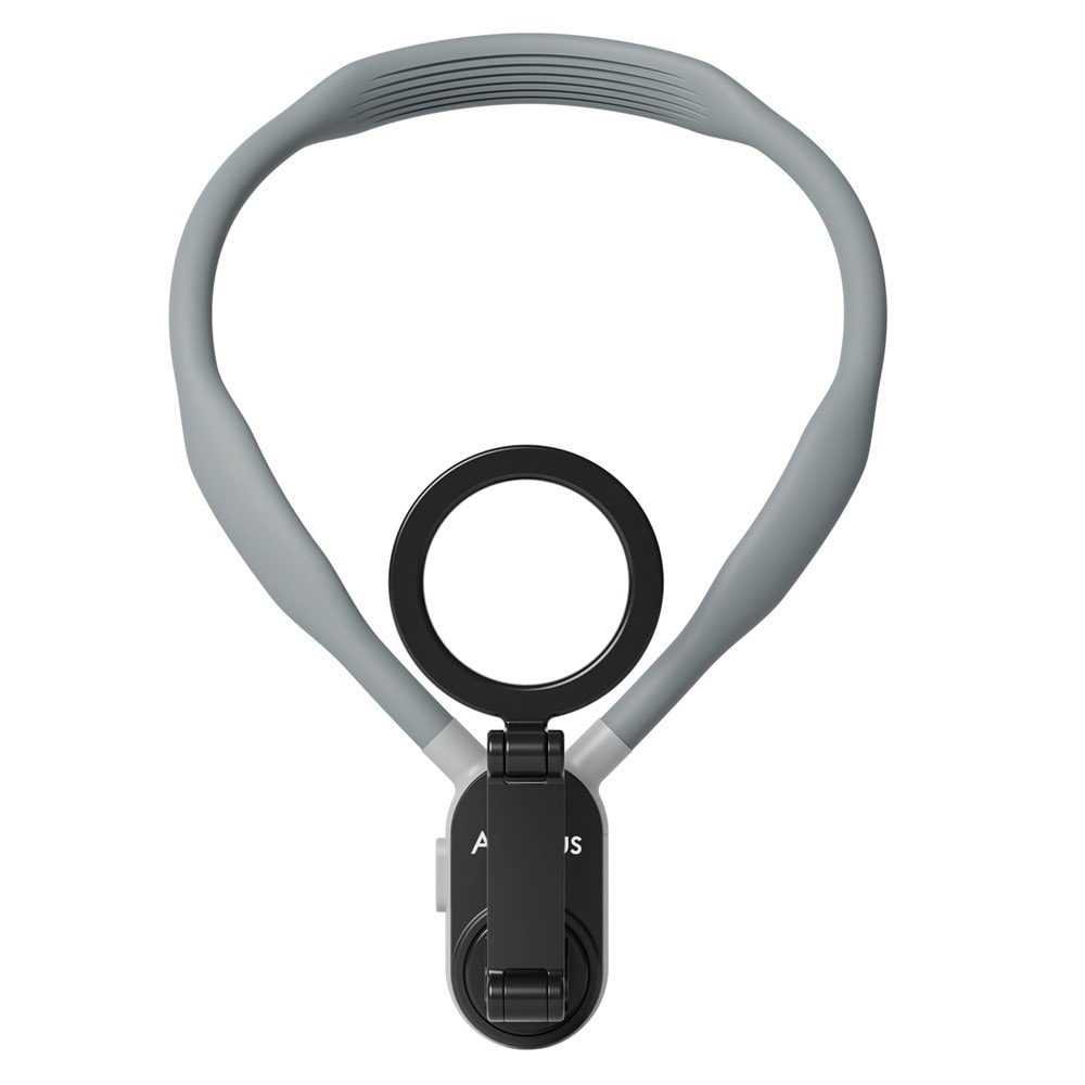 MagSafe-mobilholder med nakkestativ, Grå