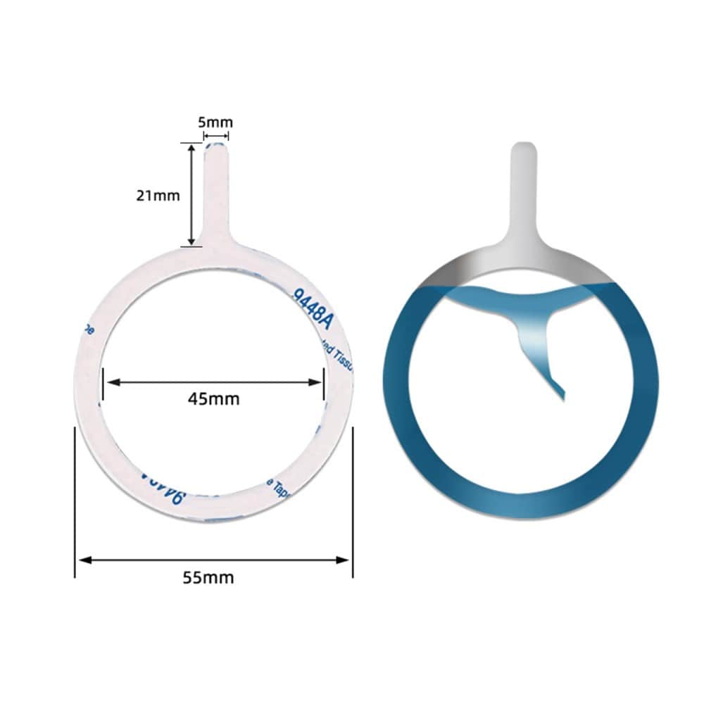 MagSafe-kompatibel ring (2-pak), Hvid