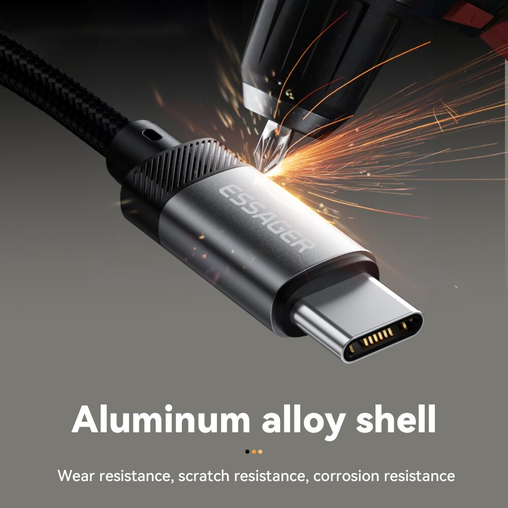 Adapter DAC USB-C til 3.5 mm, Sort