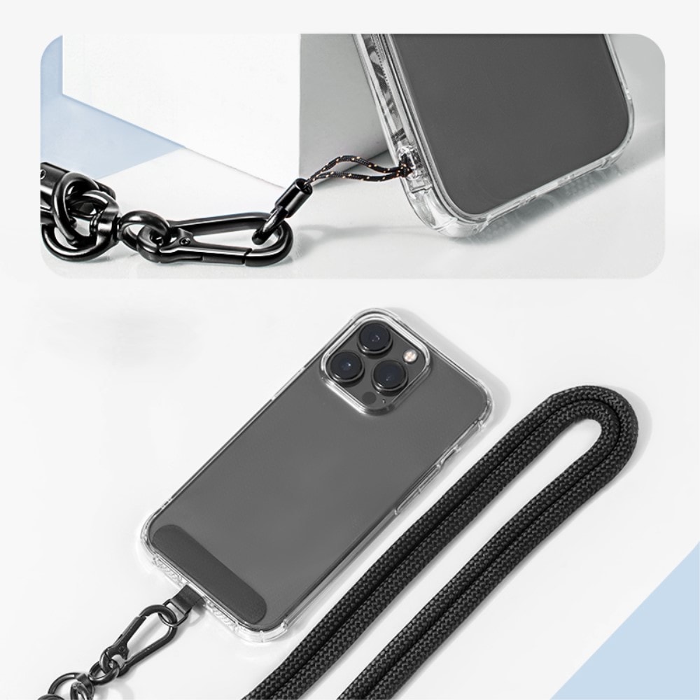 Skulderrem til telefon, Sort