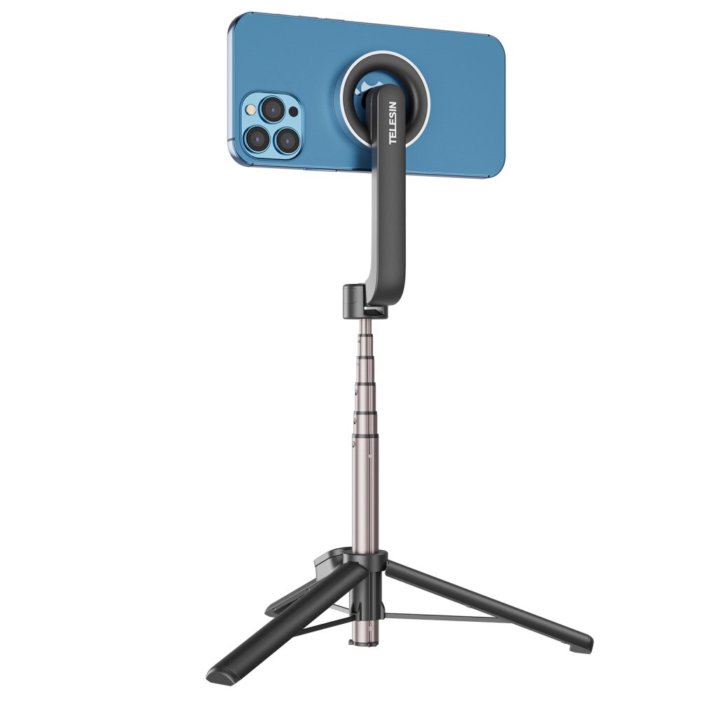 MagSafe mobilstativ/selfie-stang, Sort
