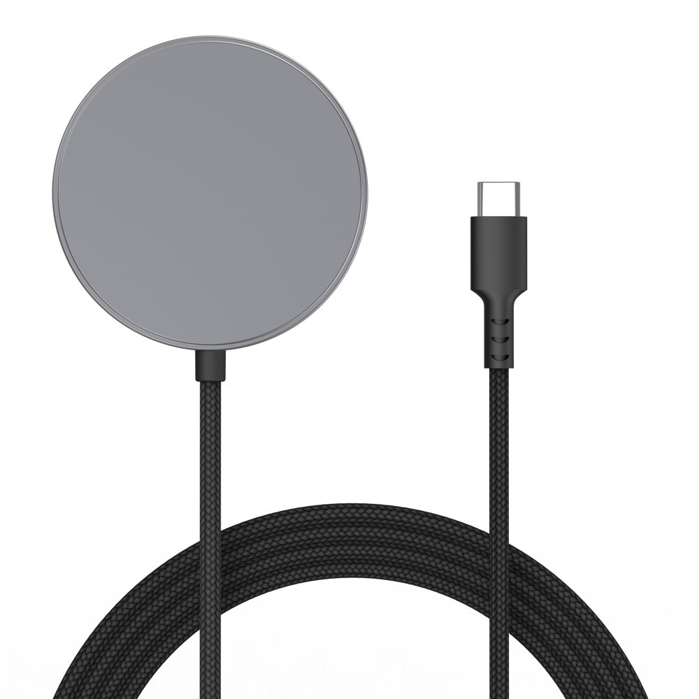 Qi2 magnetisk trådløs oplader 15W, Sort