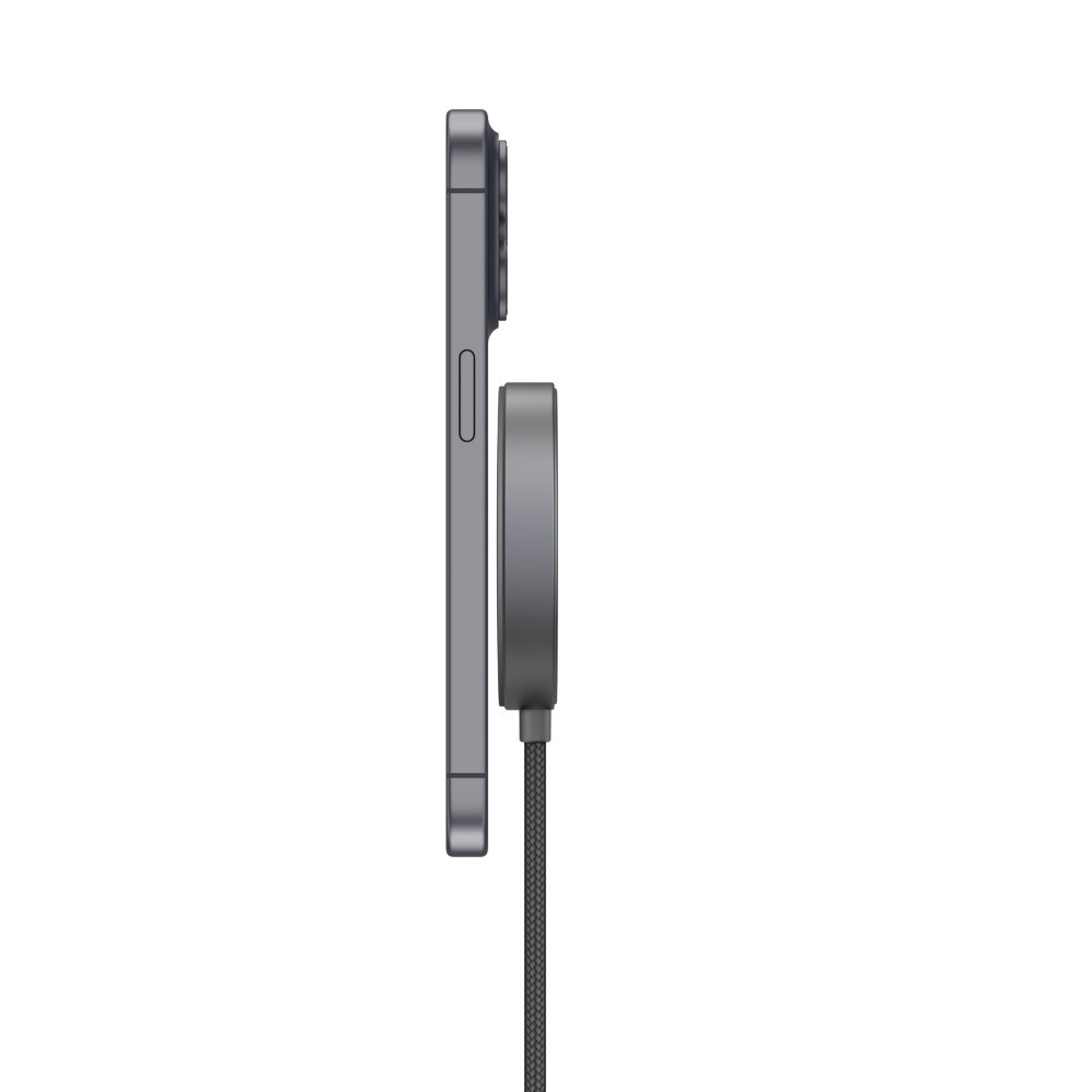 Qi2 magnetisk trådløs oplader 15W, Sort