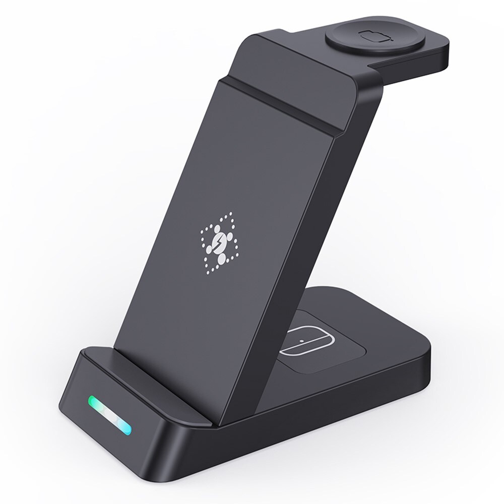 Trådløs 3-i-1 Samsung oplader, Sort