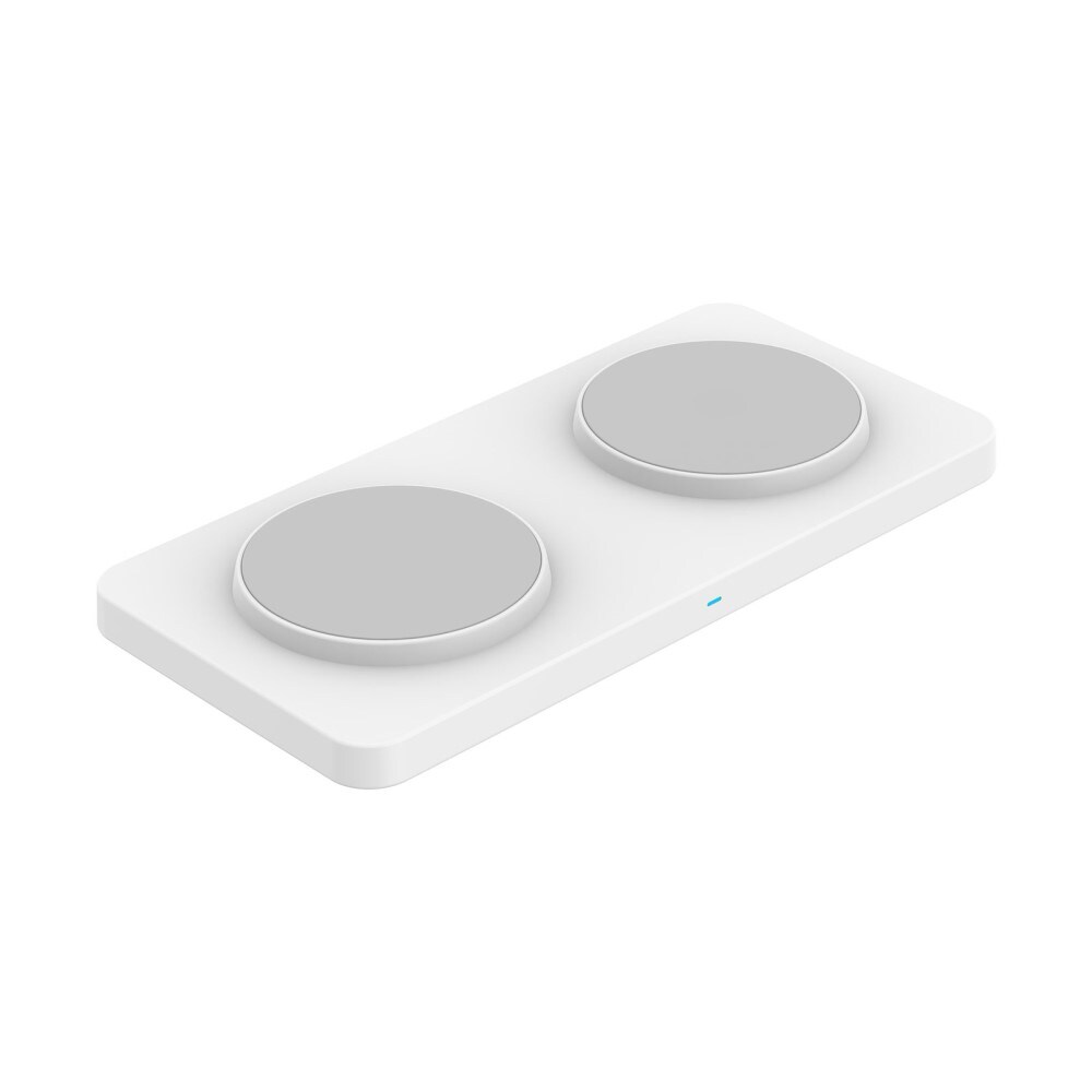 Trådløs magnetisk 2-i-1 oplader 30W, Hvid