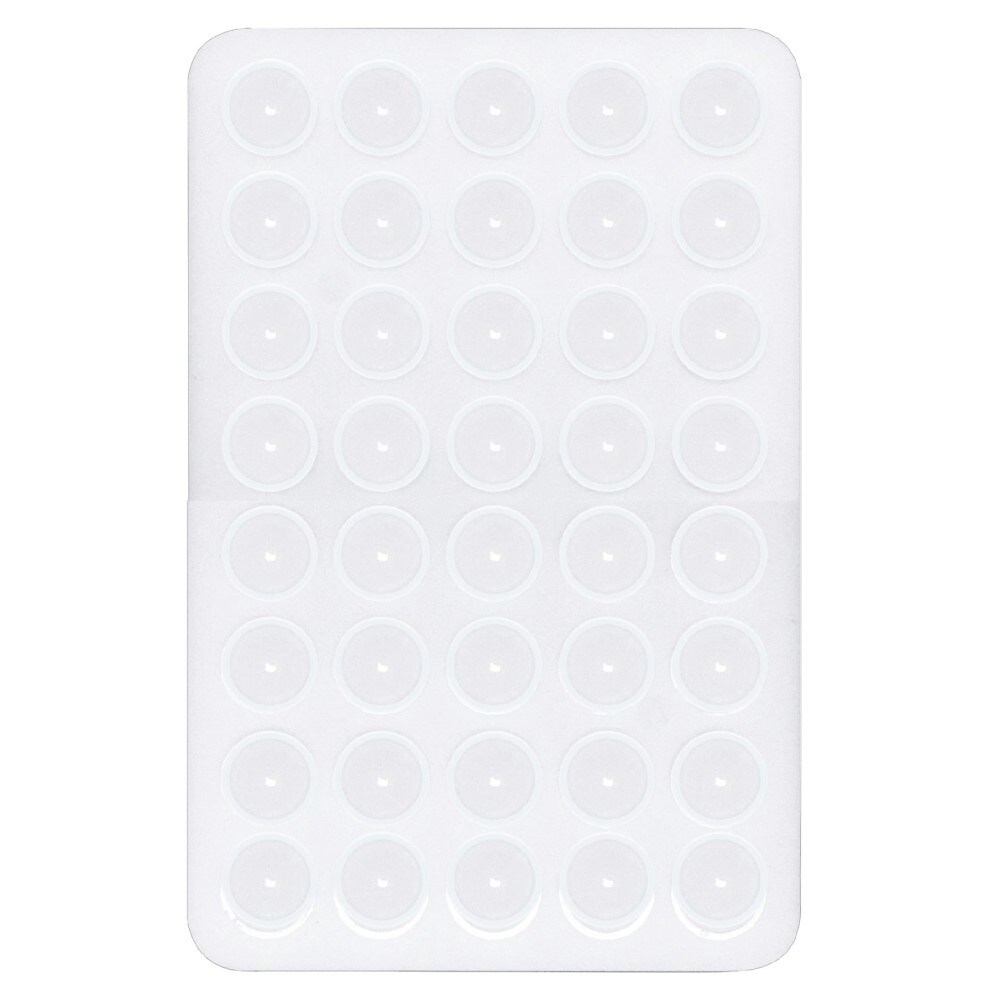 Dobbelsidet mobilholder med sugekop, Hvid