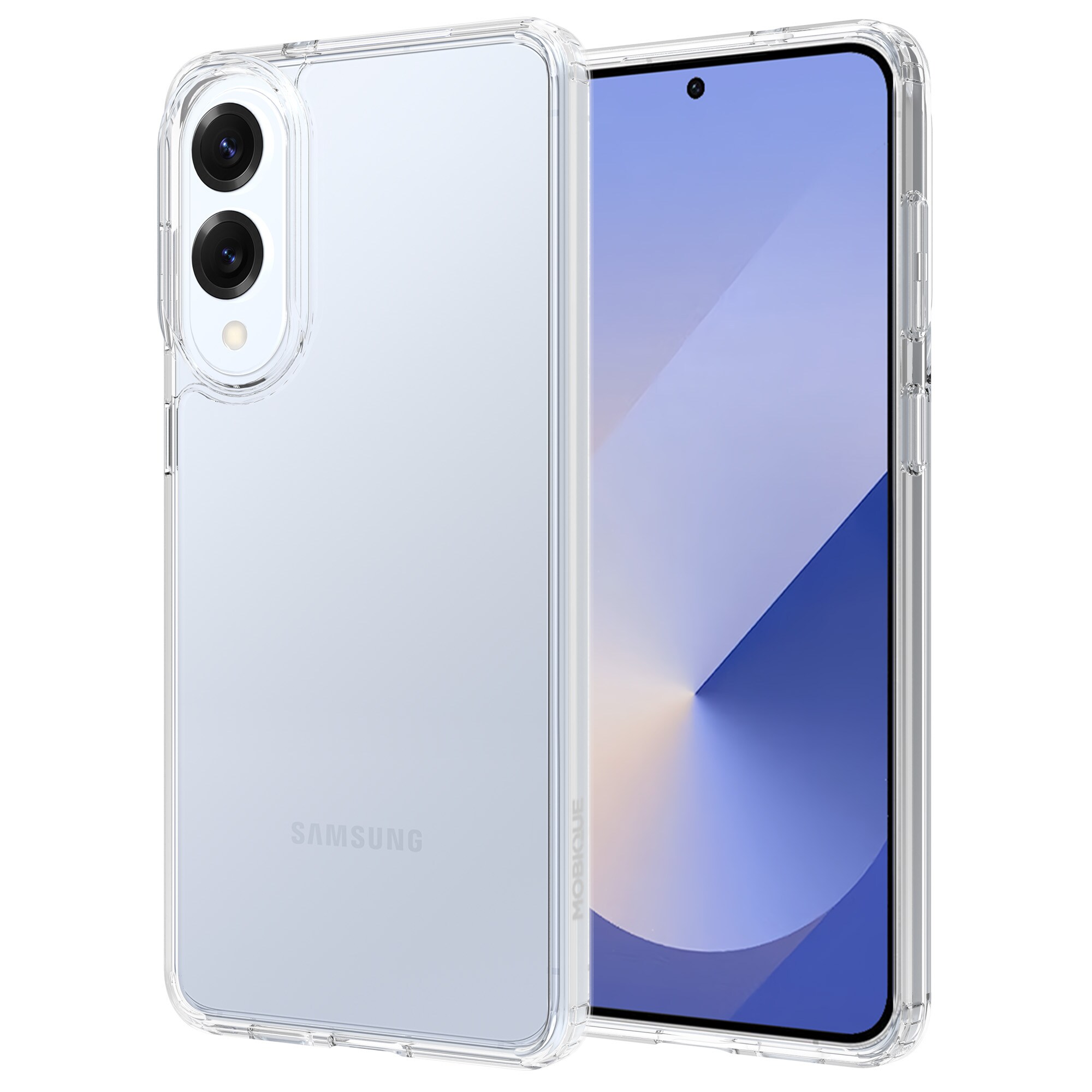 Samsung Galaxy S25 Edge Crystal Hybrid-cover, Gennemsigtig