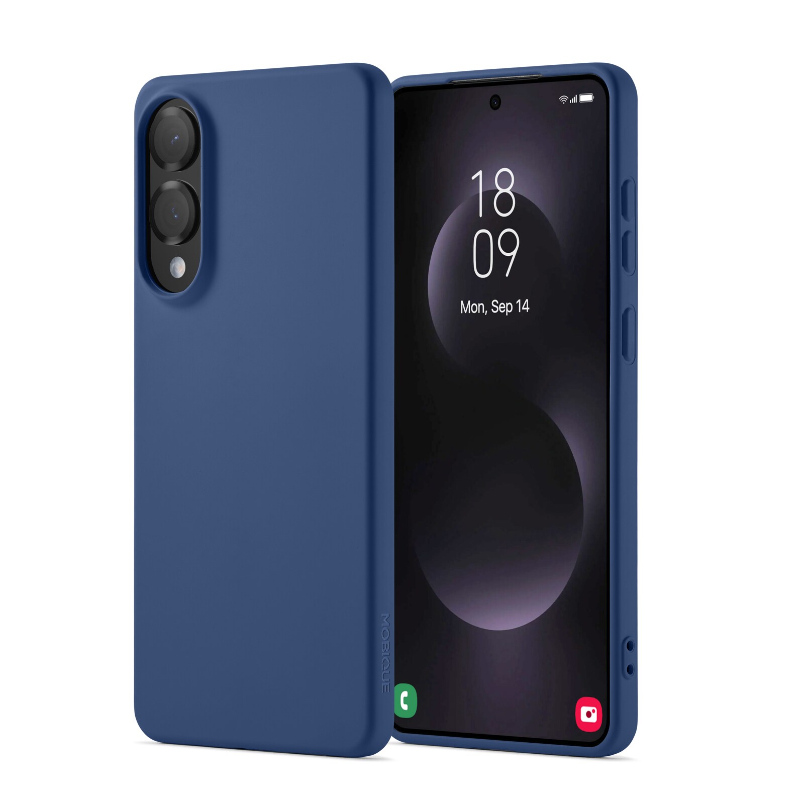 Samsung Galaxy S25 Edge Mobilcover i TPU, Mørkeblå