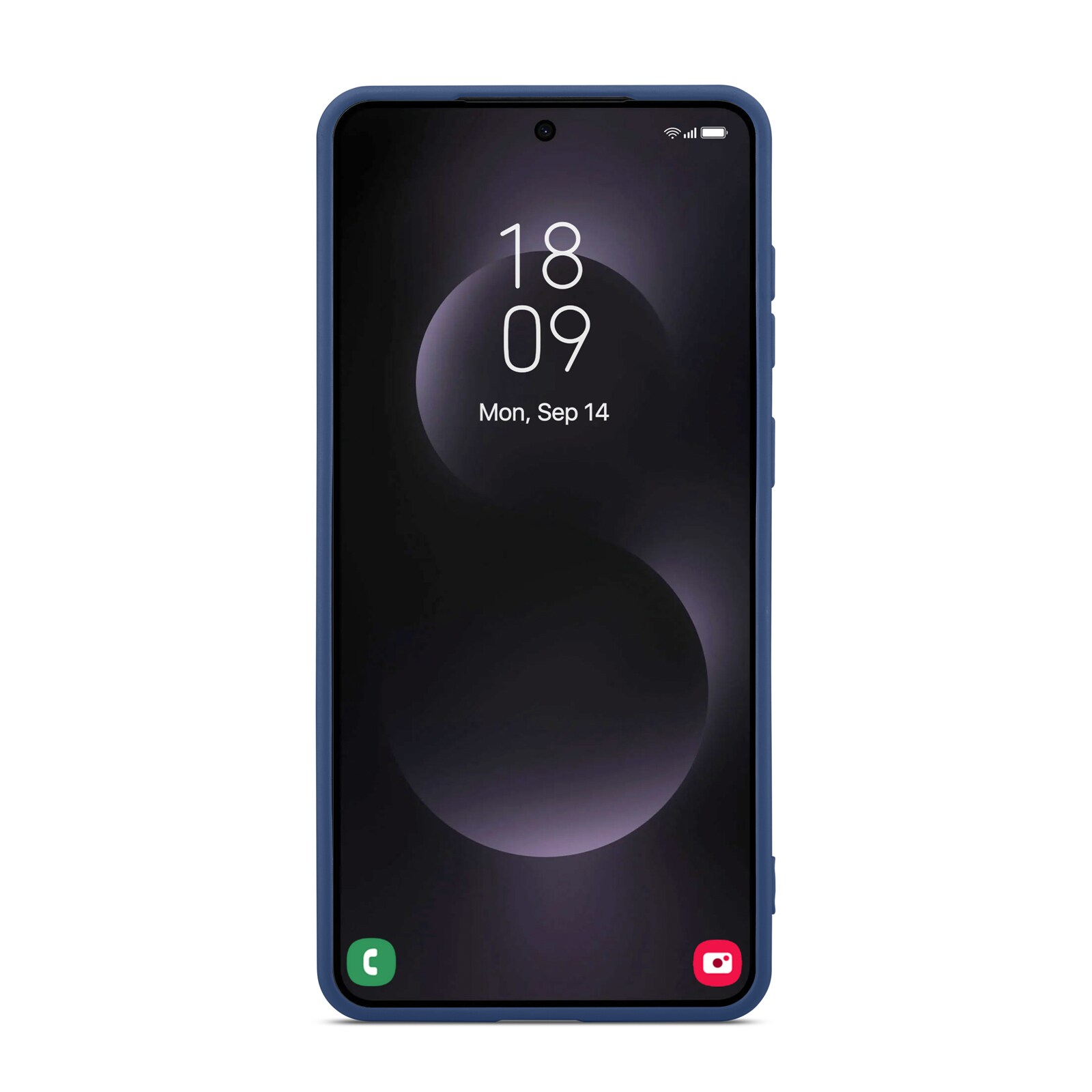 Samsung Galaxy S25 Edge Mobilcover i TPU, Mørkeblå