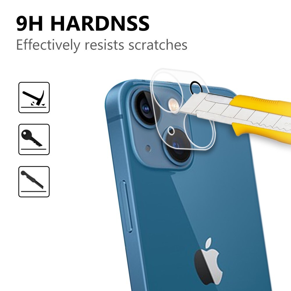 iPhone 14 Linsebeskyttelse i hærdet glas