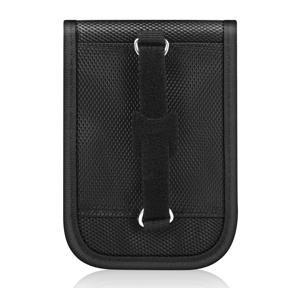Keyless Go bilnøgletaske med bælteholder og RFID-beskyttelse, kulfiber
