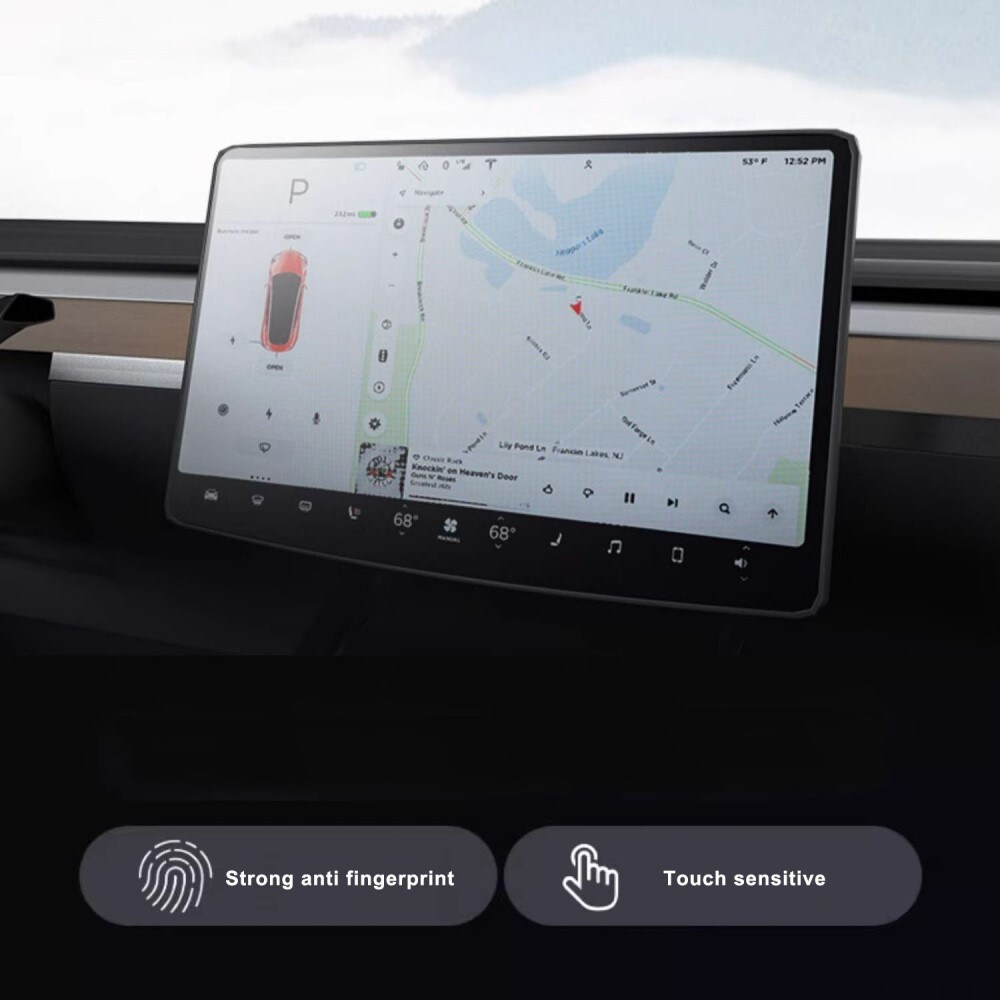 Tesla Model Y/3 Mat skærmbeskytter i hærdet glas