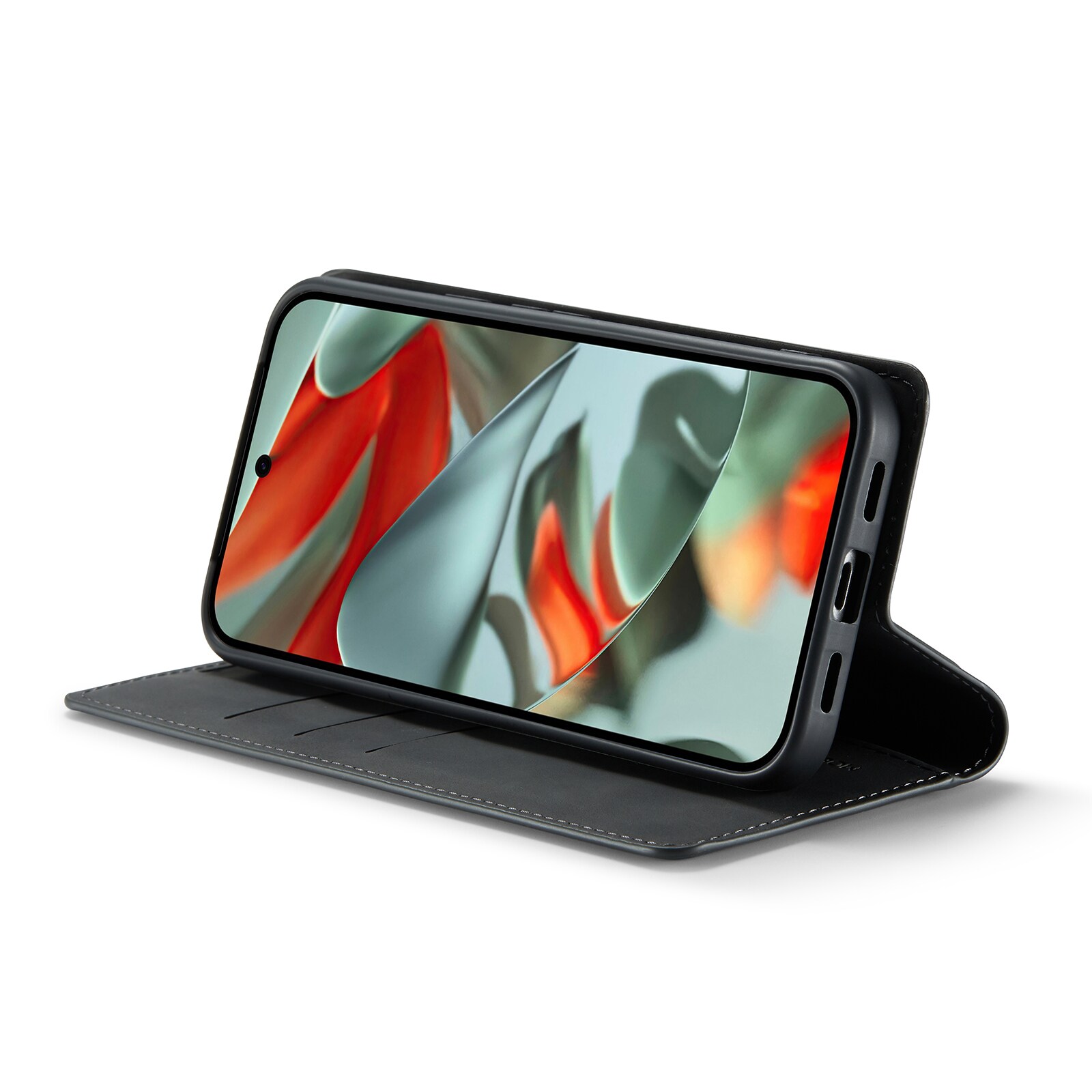 Google Pixel 10 Pro XL Slankt etui med kortholder, Sort
