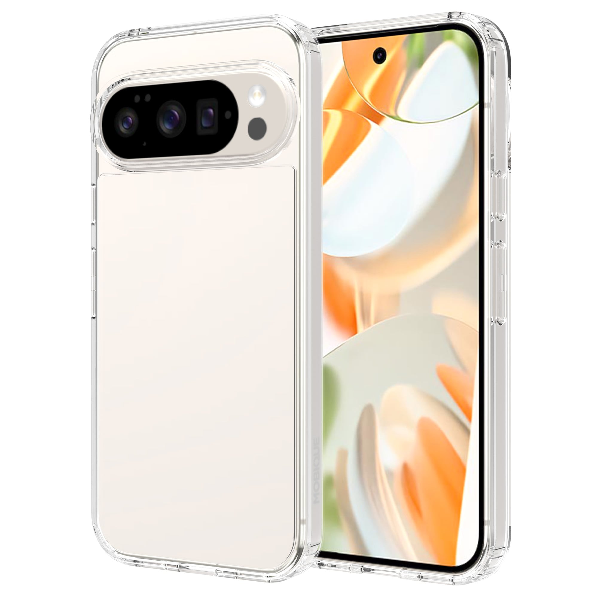 Google Pixel 10 Pro XL Crystal Hybrid-cover, Gennemsigtig