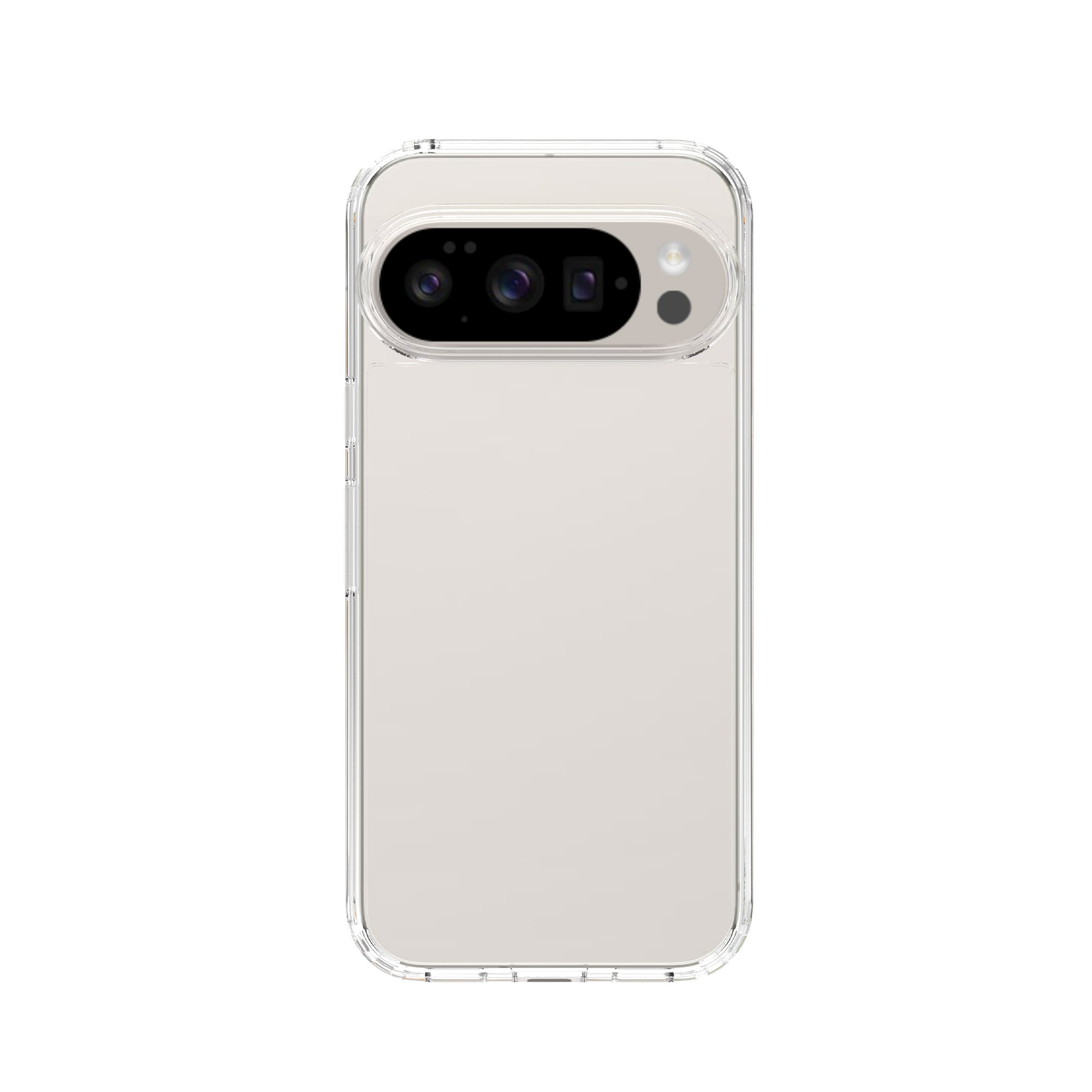 Google Pixel 10 Pro XL Crystal Hybrid-cover, Gennemsigtig