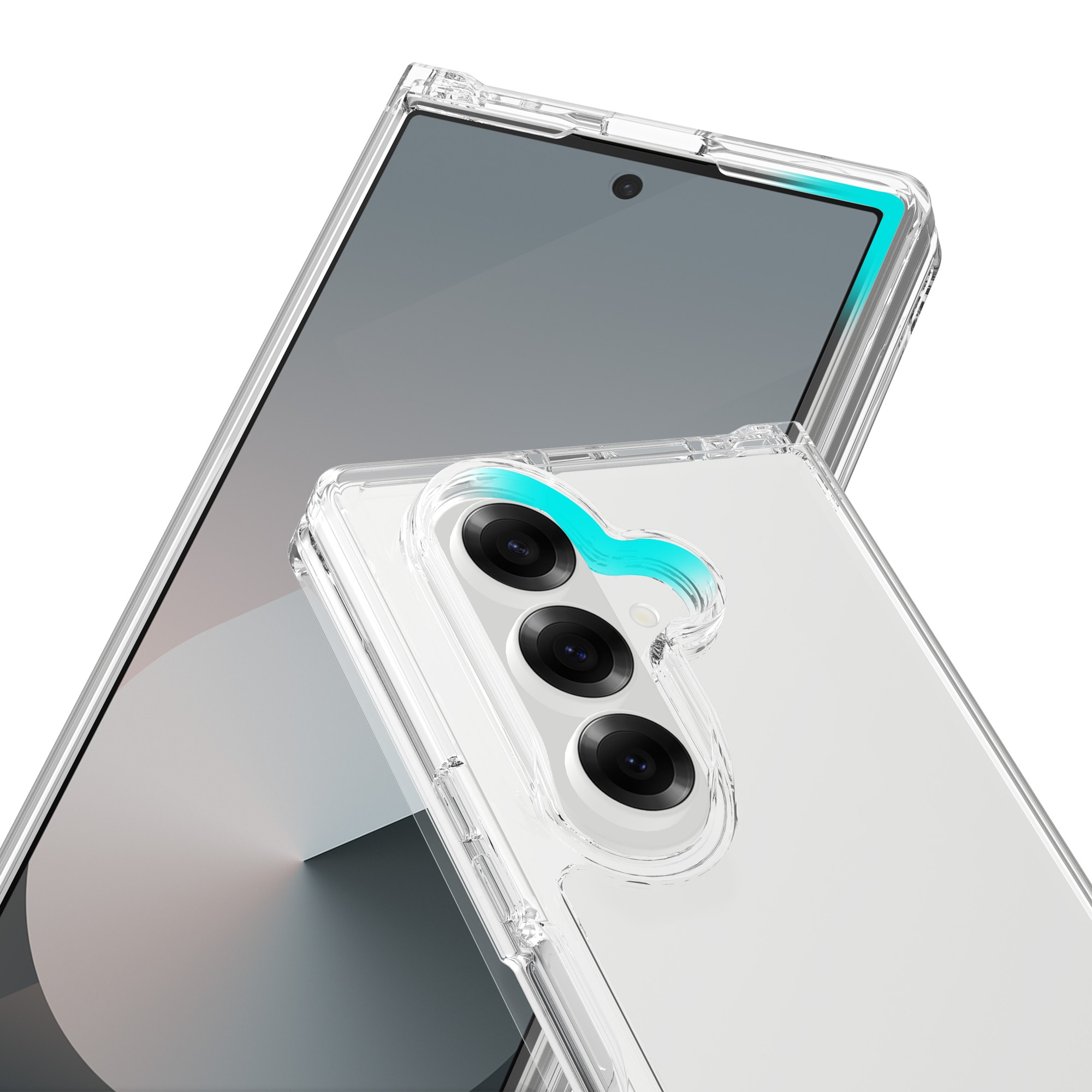 Samsung Galaxy Z Fold 7 Crystal Hybrid-cover, Gennemsigtig