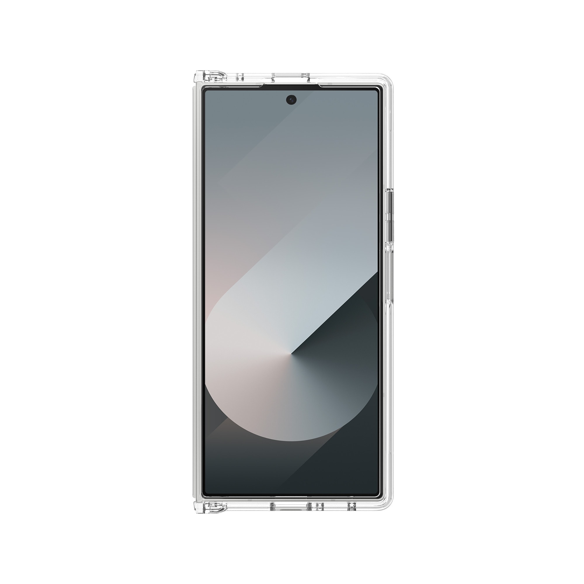 Samsung Galaxy Z Fold 7 Crystal Hybrid-cover, Gennemsigtig