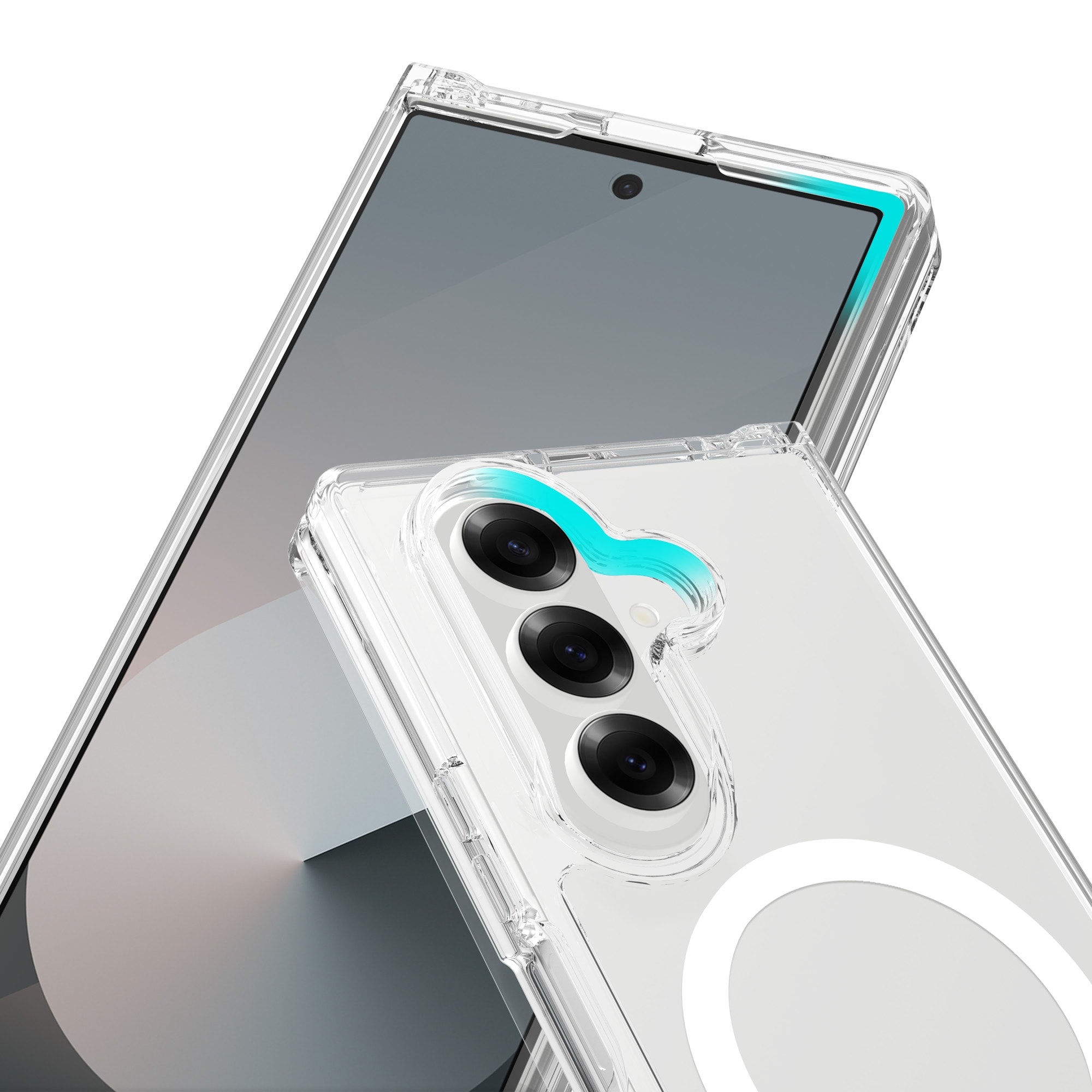 Samsung Galaxy Z Fold 7 MagSafe Hybrid-cover, Gennemsigtig