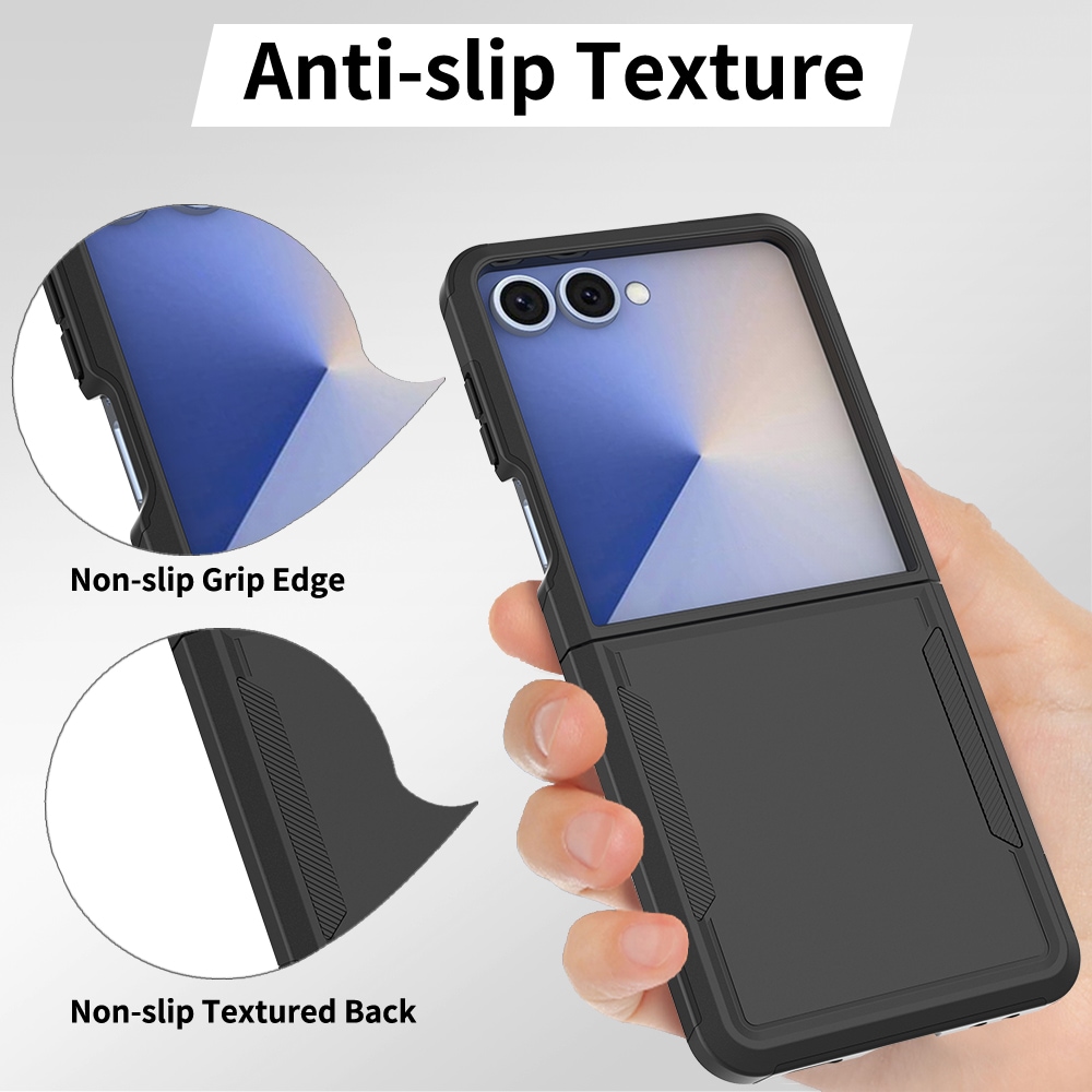 Samsung Galaxy Z Flip 7 Hybridcover Off-road, Sort
