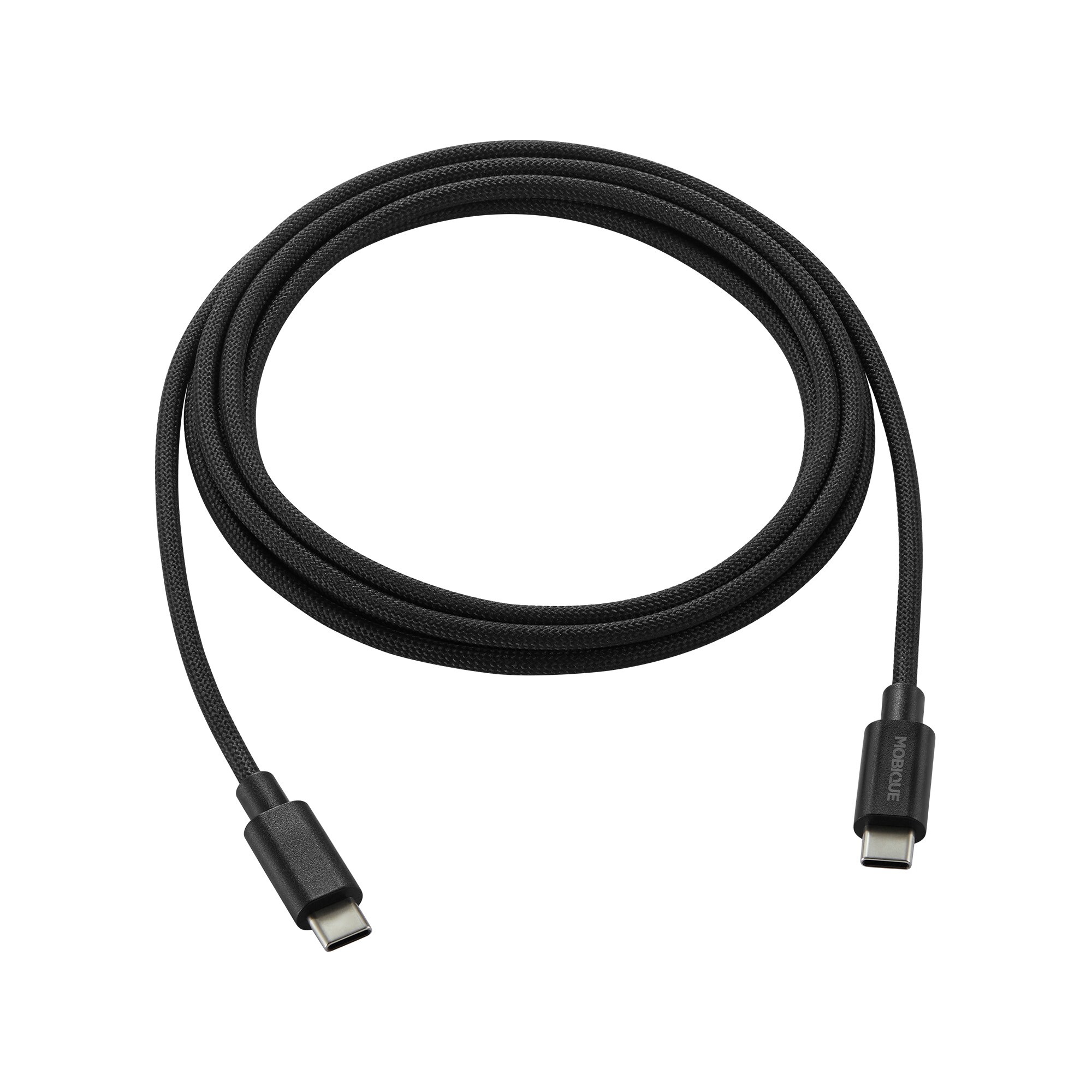 Premium opladningskabel USB-C til USB-C 2m, Sort