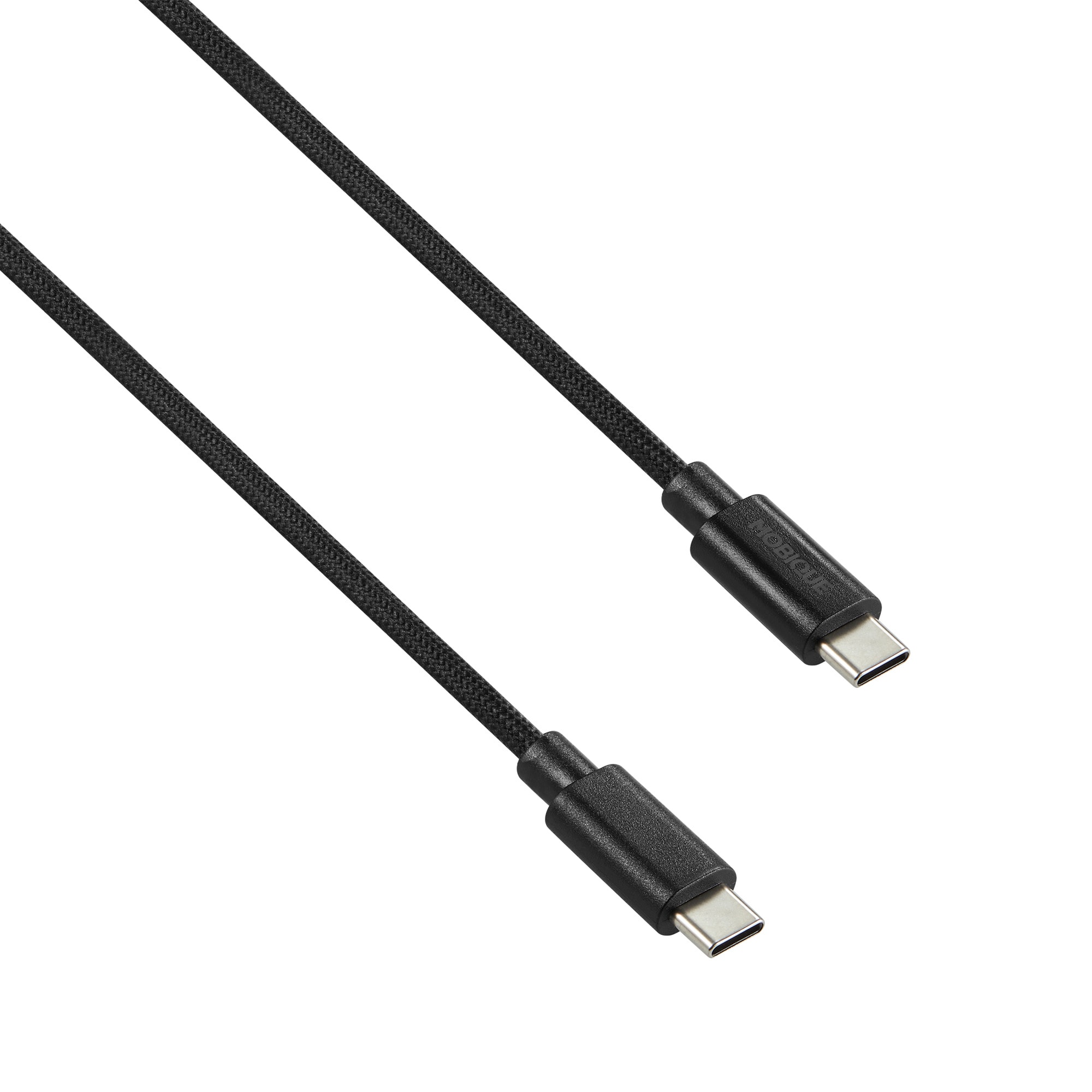 Premium opladningskabel USB-C til USB-C 2m, Sort
