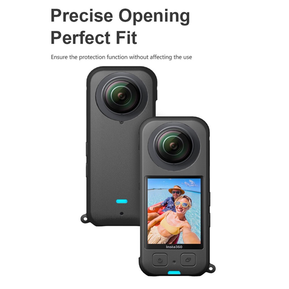 Insta360 X3 silikonecover, Sort