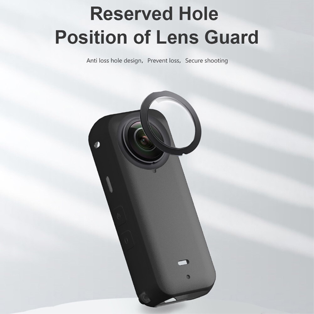 Insta360 X3 silikonecover, Sort