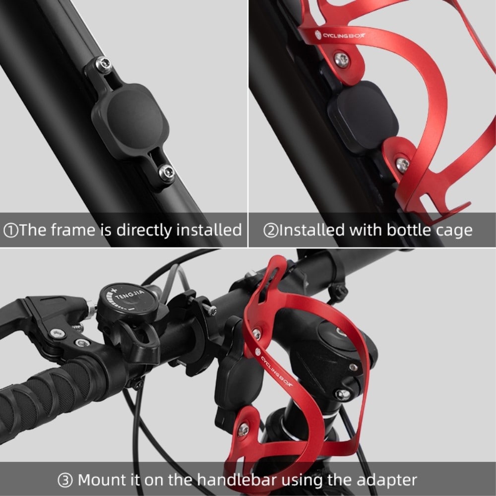 Apple AirTag Holder til cykel, Sort