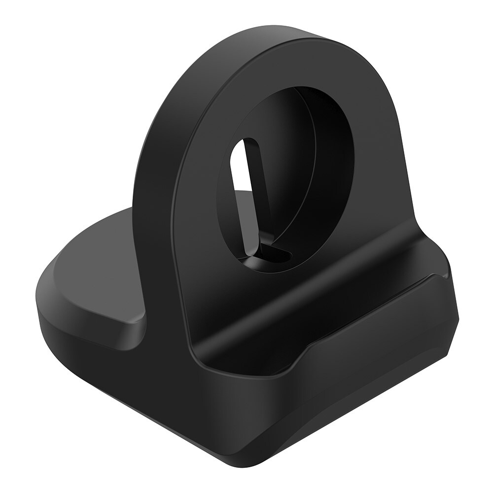 Samsung Galaxy Watch Opladningsstander i silikone, Sort