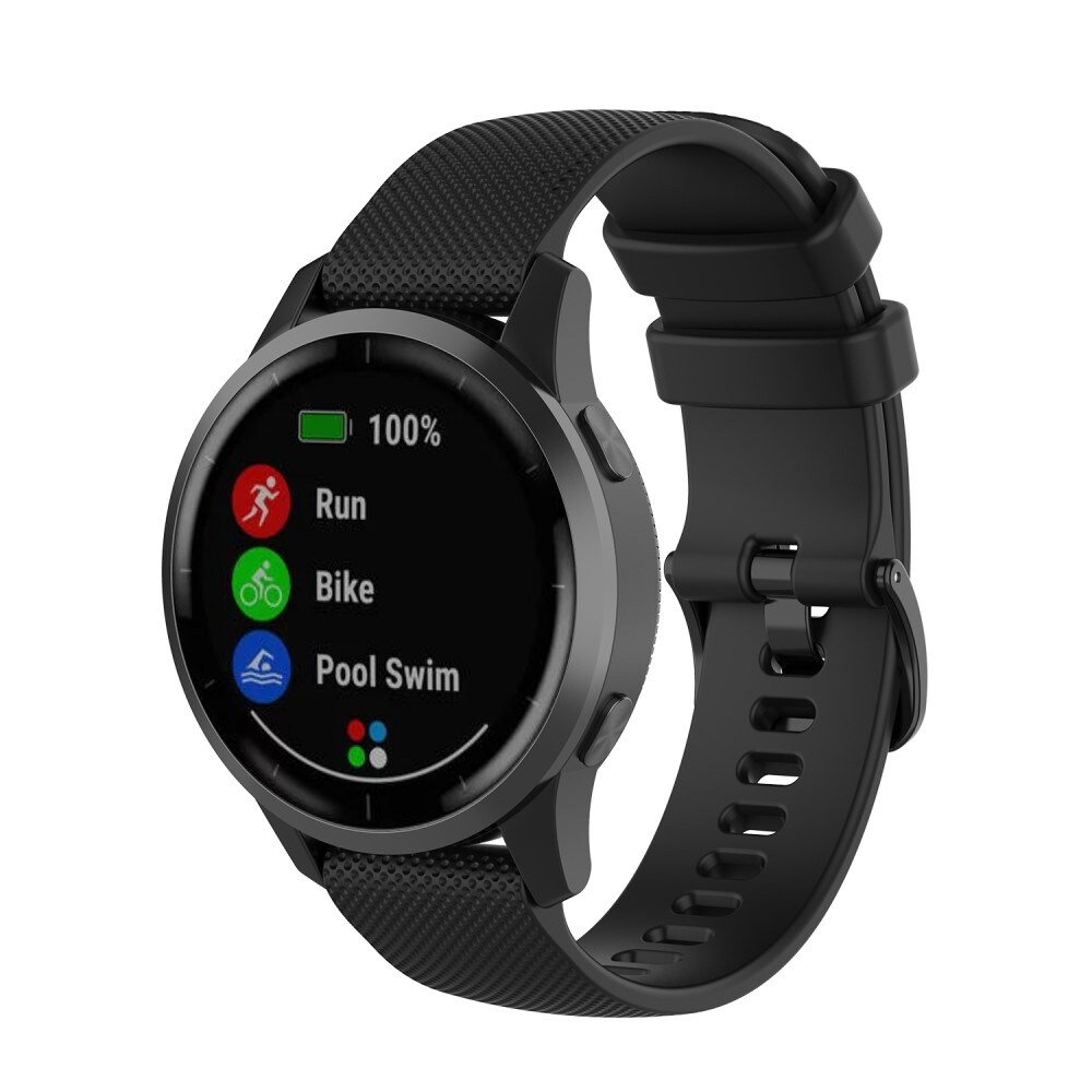 Garmin Forerunner 255 Armbånd i silikone, Sort