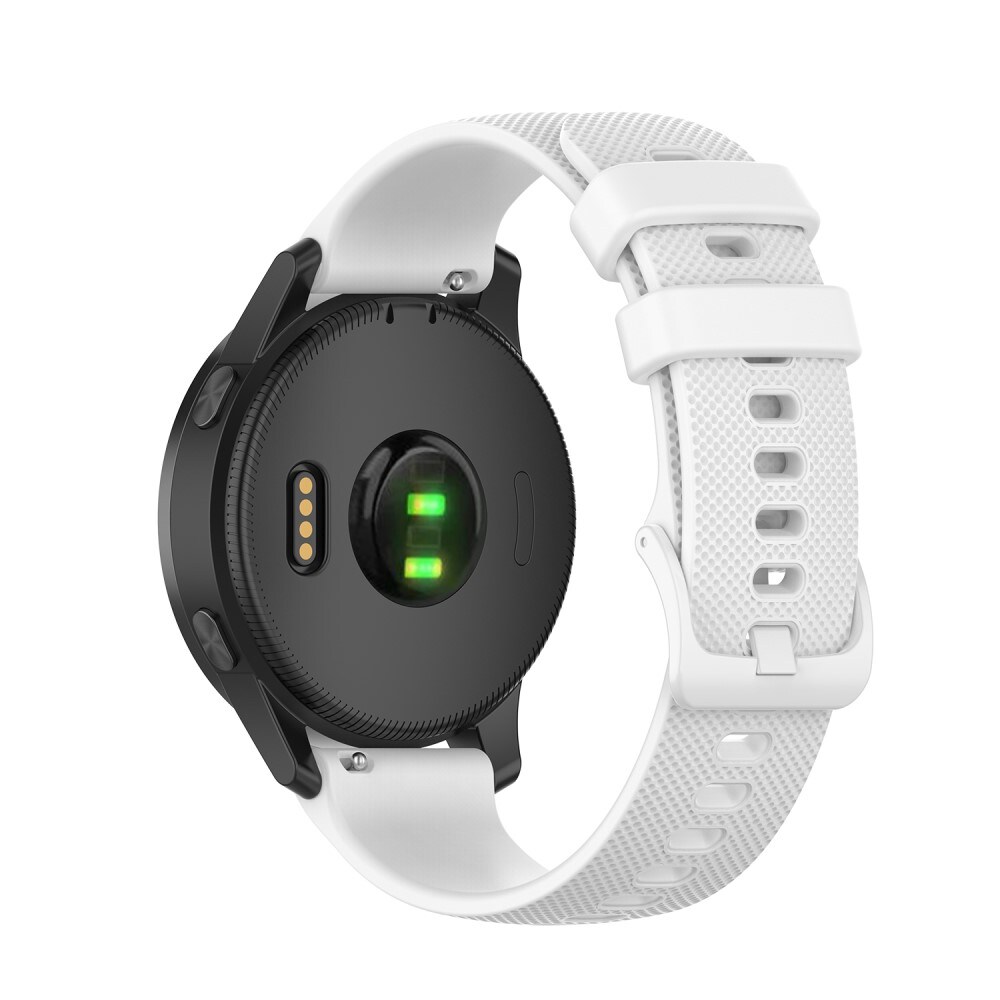 Garmin Vivoactive 4 Armbånd i silikone, Hvid