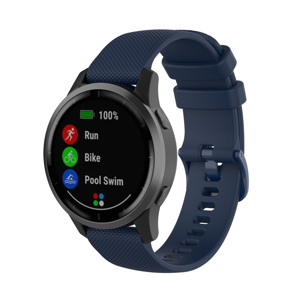 Garmin Vivoactive 4 Armbånd i silikone, Blå