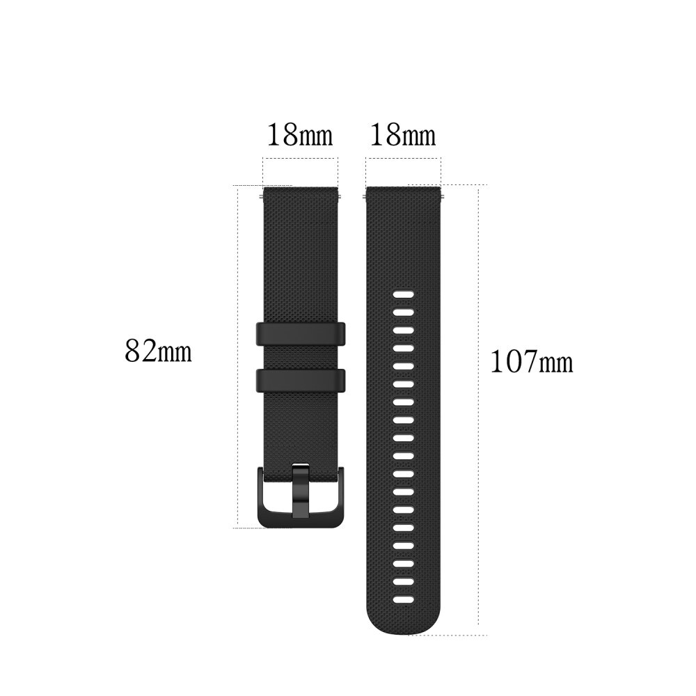 Garmin Approach S50 Armbånd i silikone, Sort