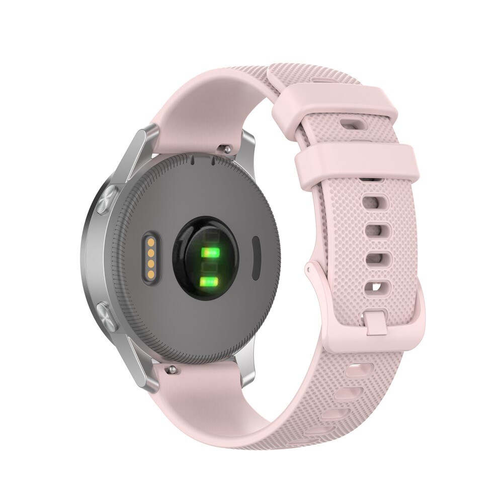 Garmin Vivoactive 4s Armbånd i silikone, Lyserød