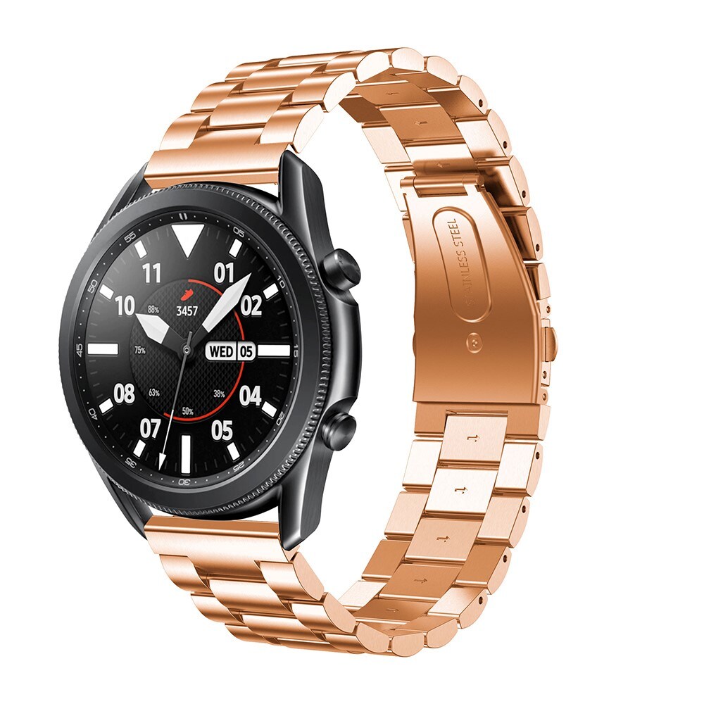 Samsung Galaxy Watch 5 Pro 45mm Stilrent linkarmbånd i metal, Rose guld