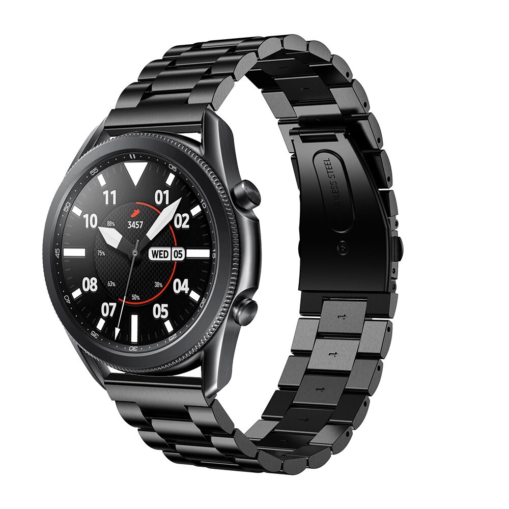 Samsung Galaxy Watch 5 Pro 45mm Stilrent linkarmbånd i metal, Sort