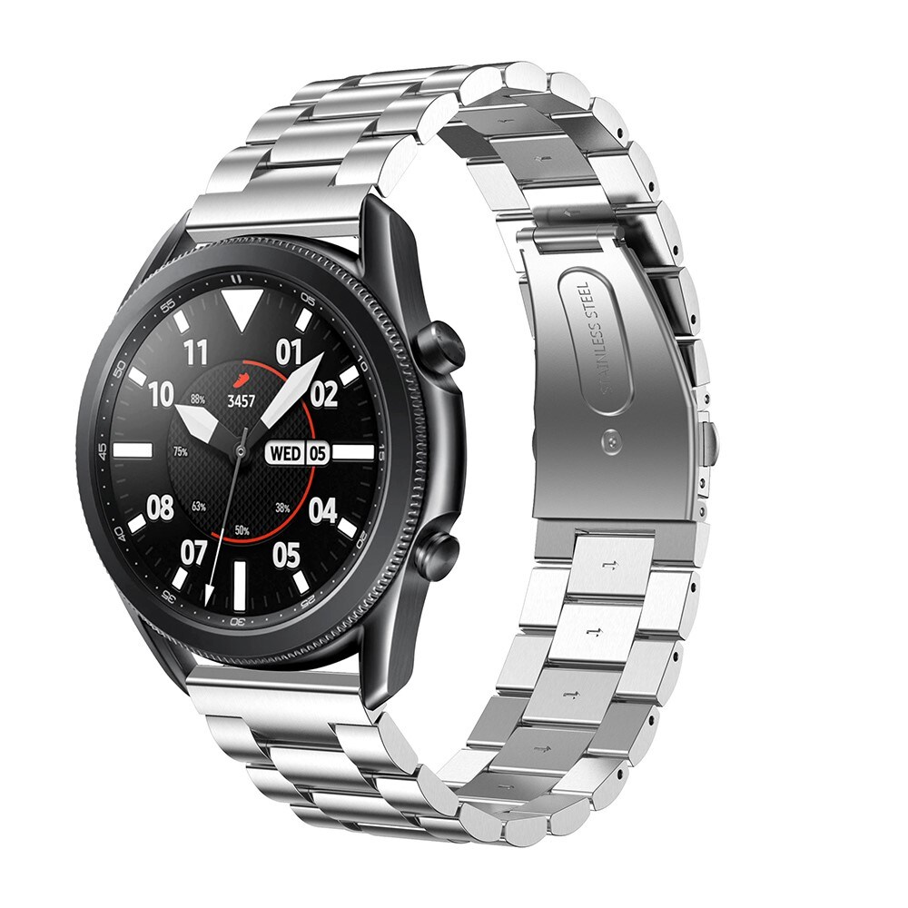Samsung Galaxy Watch 5 Pro 45mm Stilrent linkarmbånd i metal, Sølv