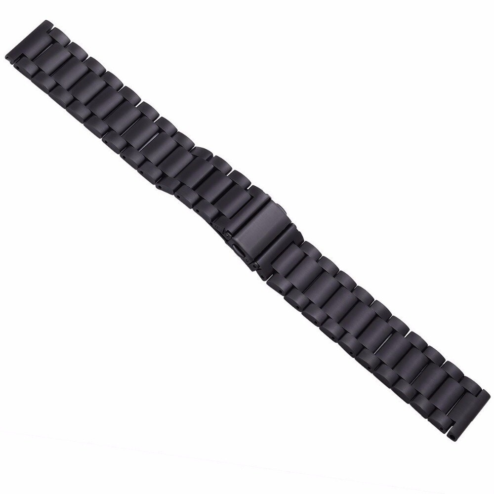  Suunto 9 Stilrent linkarmbånd i metal, Sort