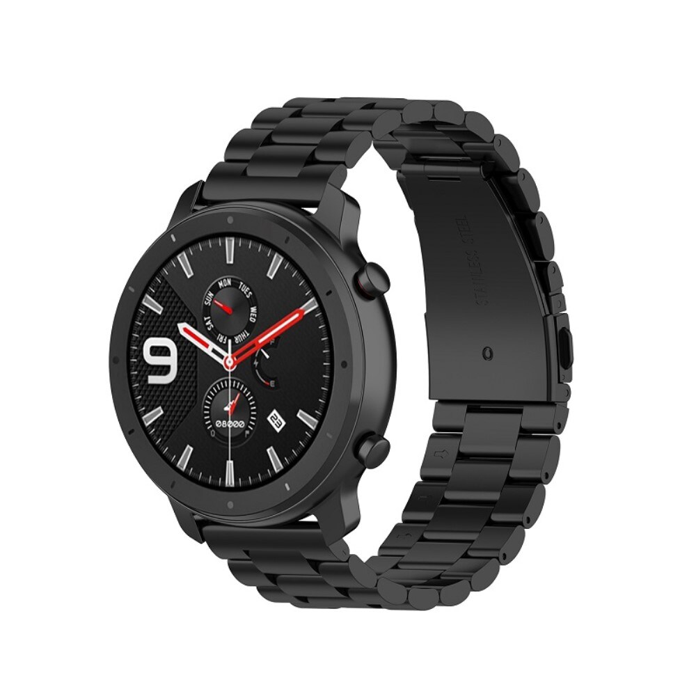  Suunto 9 Stilrent linkarmbånd i metal, Sort
