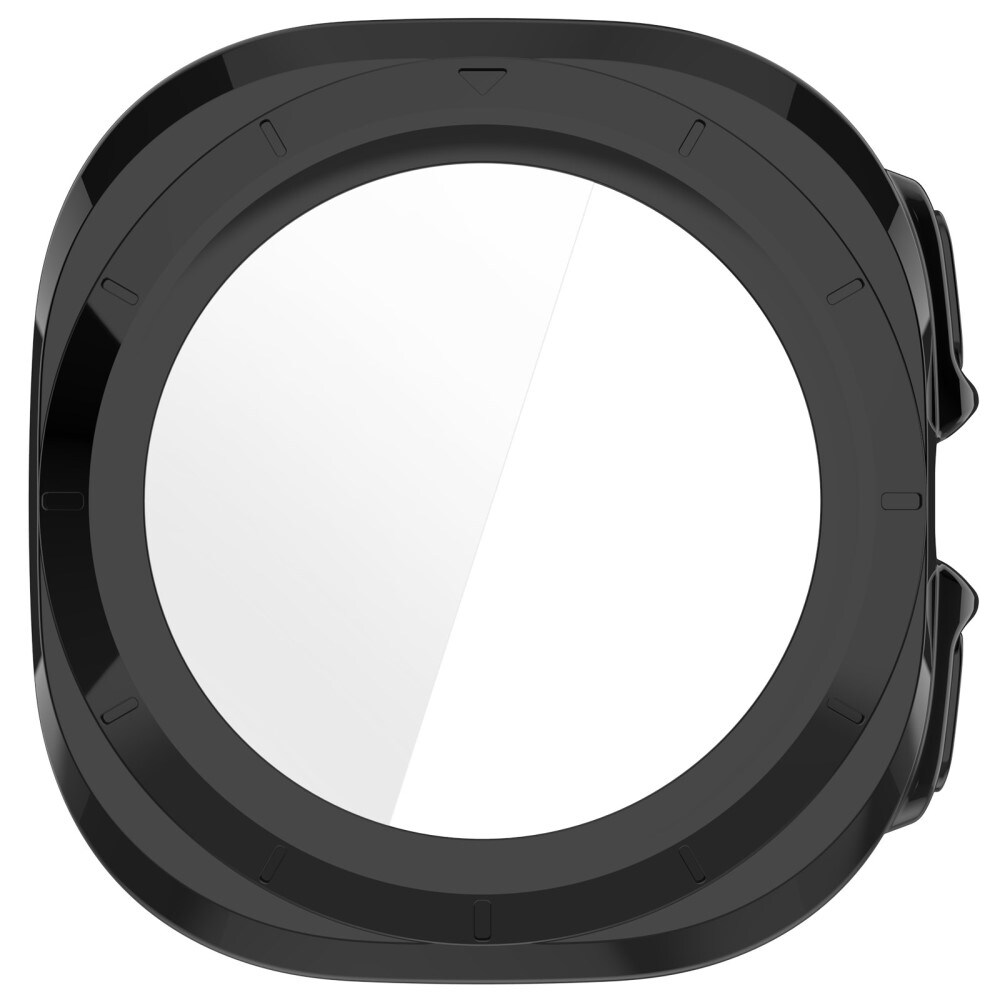 Samsung Galaxy Watch Ultra 47mm Heldækkende cover med indbygget skærmbeskytter, Sort